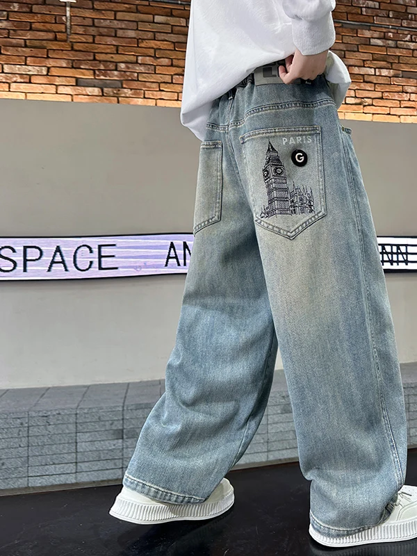pantalon-en-jean-decontracte-pour-garcons-style-printemps-automne-taille-elastique-coupe-droite-longueur-allongee-vetements-pour-enfants-tendance