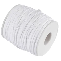 1Roll 200Feet 61M Candle Wick Flat Cotton 45PLY Braid Candle Wicks Wick Core For DIY Oil Lamps Handmade Candle Making Supplies