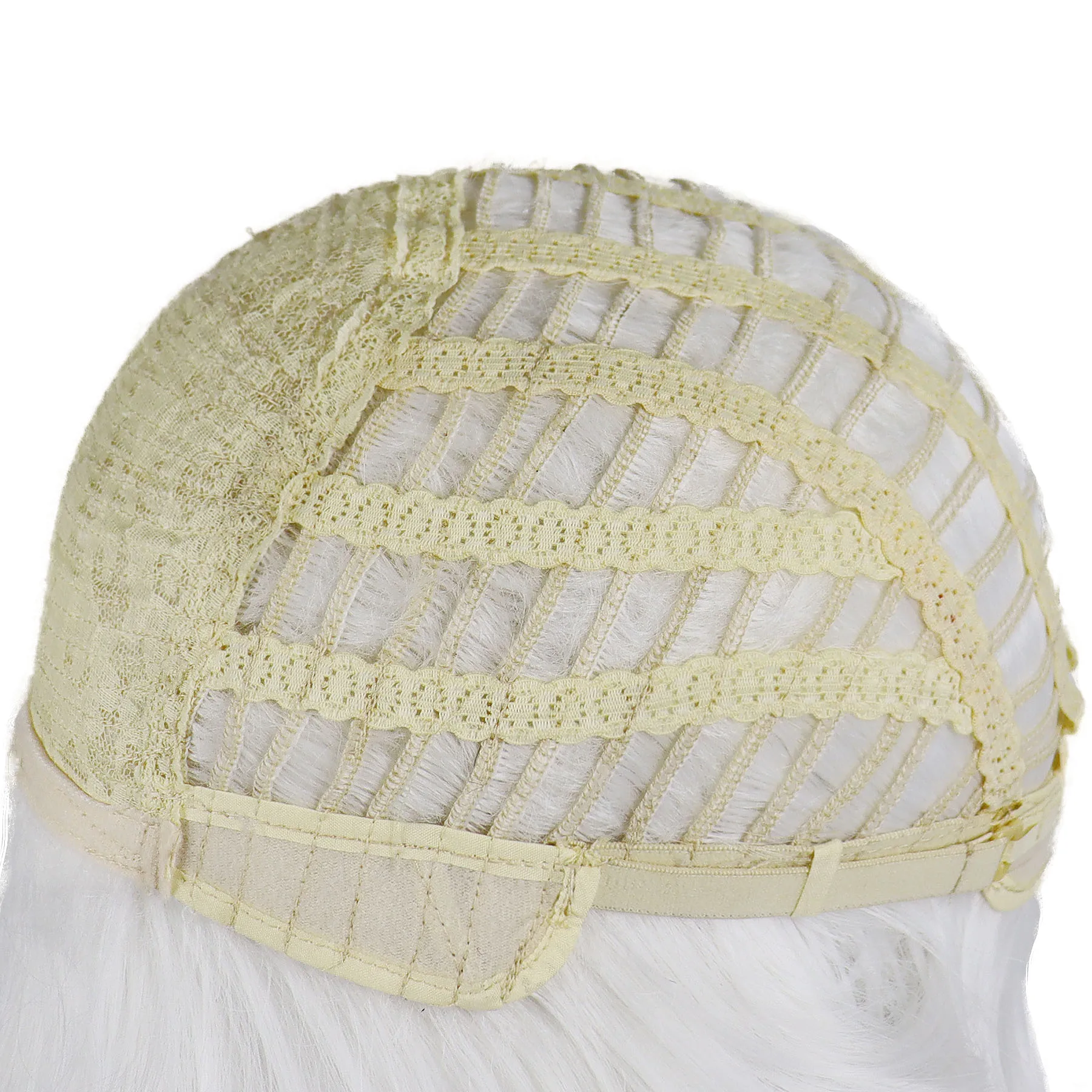 Parrucche bianche corte per donna Parrucca cosplay Killua per capelli sintetici con frangia Parrucca Kaneki di Halloween per feste in costume di film anime diritte