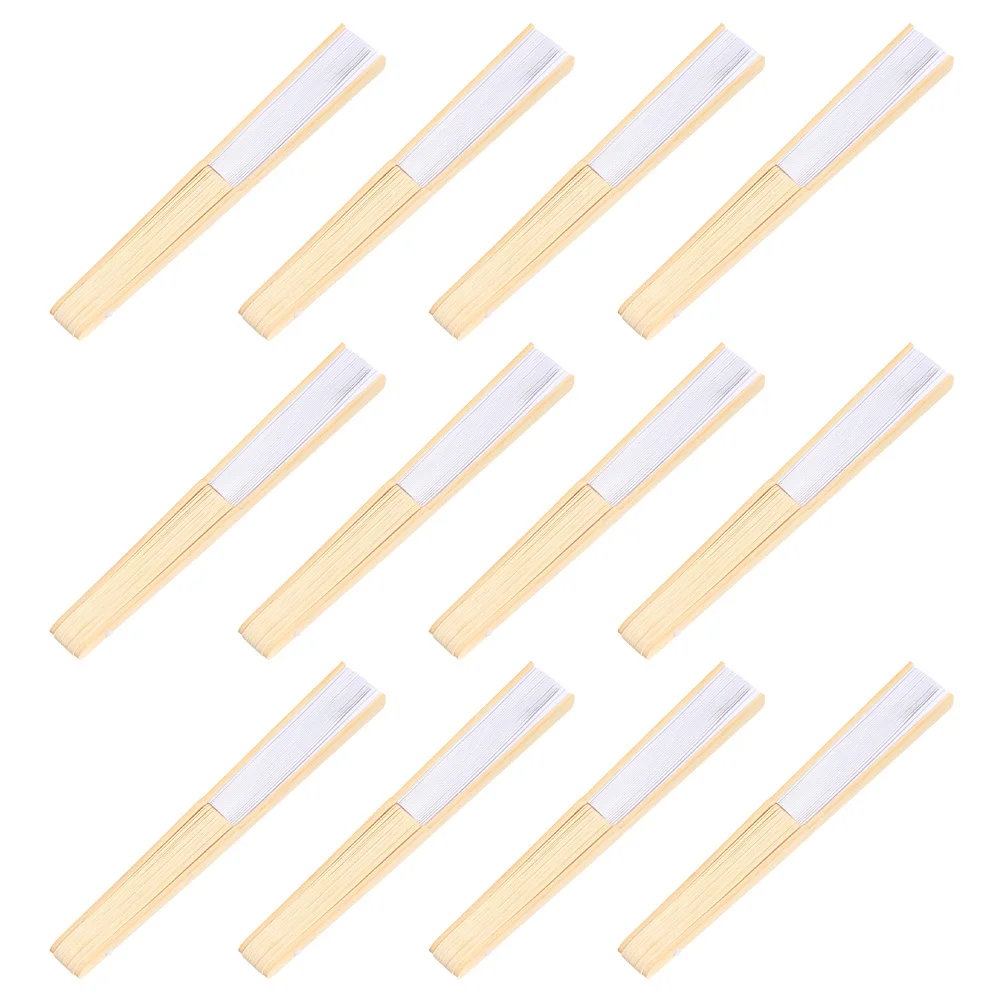 

12Pcs Chinese Handheld Folding Fans Design Portable for Summer Travel Dance Party Chinese Fan Hand Fan