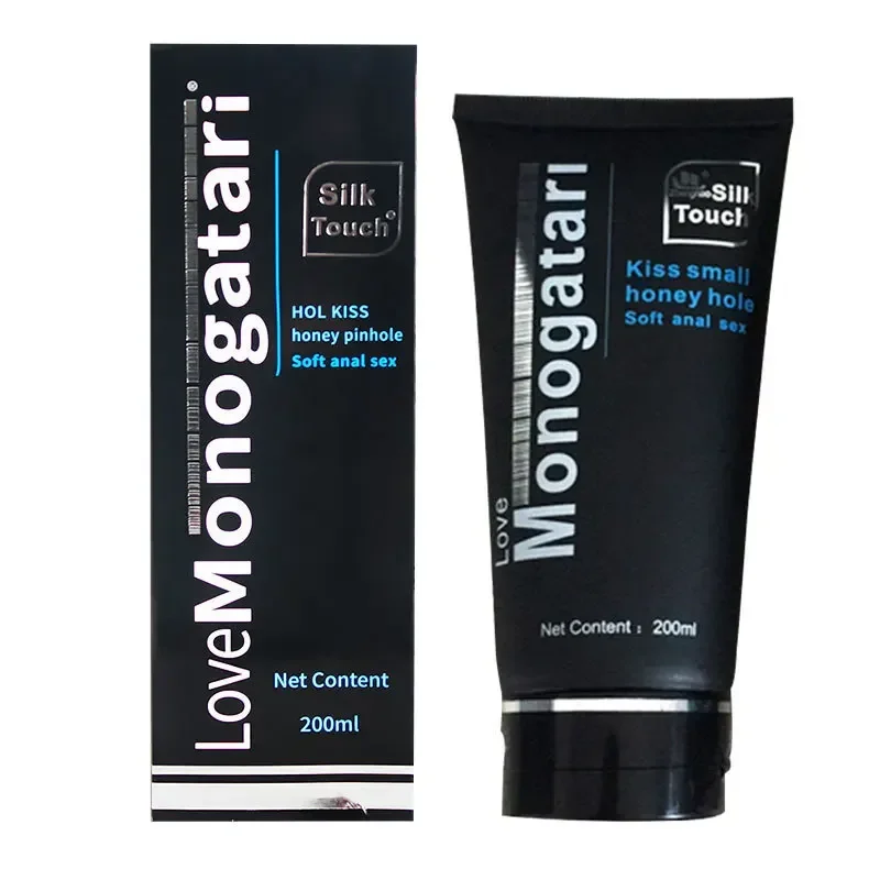 Lubricante Anal Original, Gel Vaginal sexual, crema sexual a base de agua para mujeres y hombres, aceite para pene, masaje íntimo, adultos, Monogatari negro