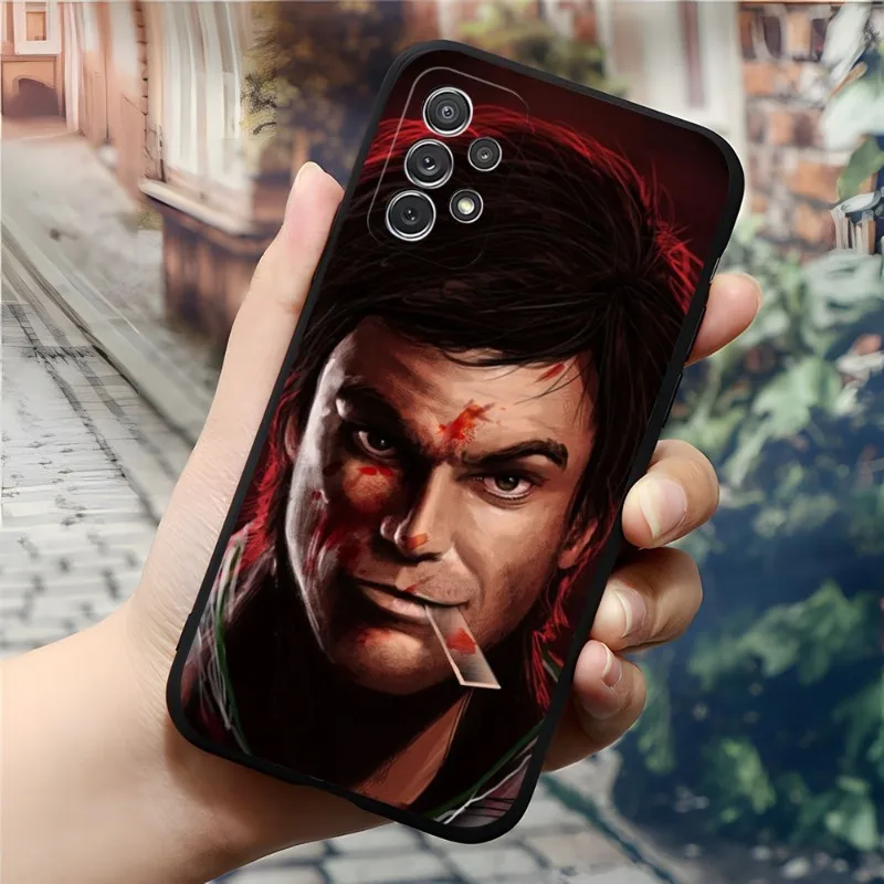 TV Show Dexter Morgan Phone Case For Samsung A24 A14 A50 A52 A51 A53 A33 A13 A22 A31 A54 A03S A32 A21 A34 A42 Black Cover