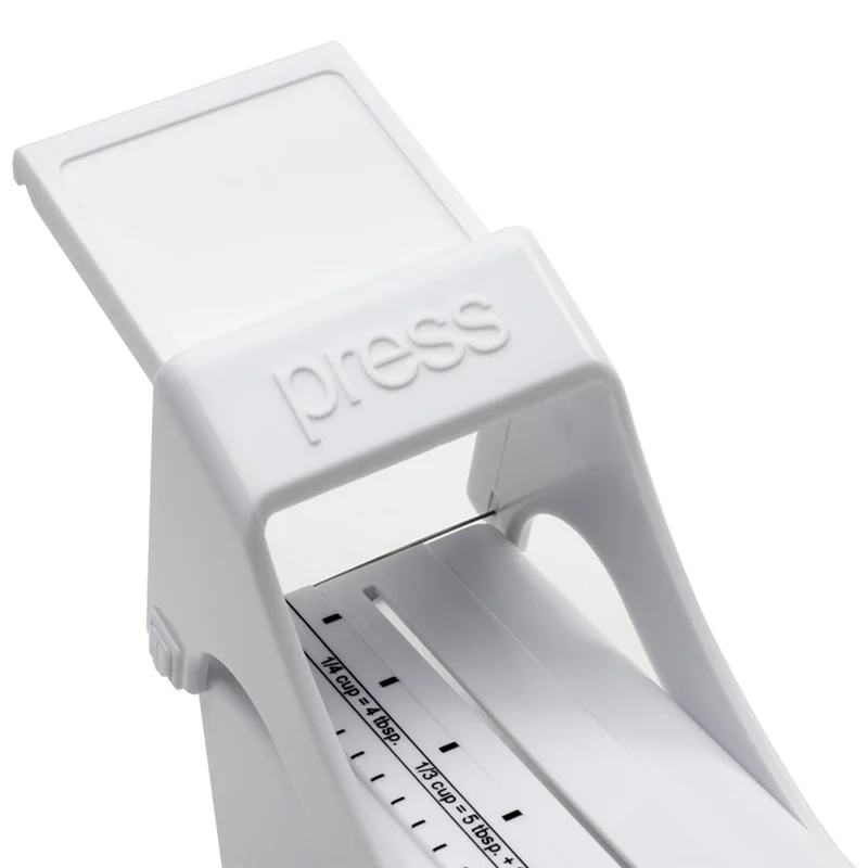 AT29-Butter Cutter Slicer Measuring Dispenser And Keeper Cheese Toast Separator