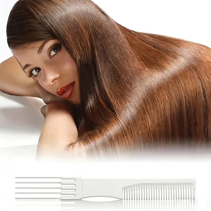 

1/2pcs Teasing & Grooming Brush - Sleek Handle, Durable Plastic Bristles, Professional Hair Styling Tools