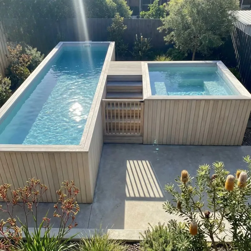 Insulated Container Swimming Pool Thickened Thermal Panel Constant Temperature Water Design All Season Swimming Outdoor Modular