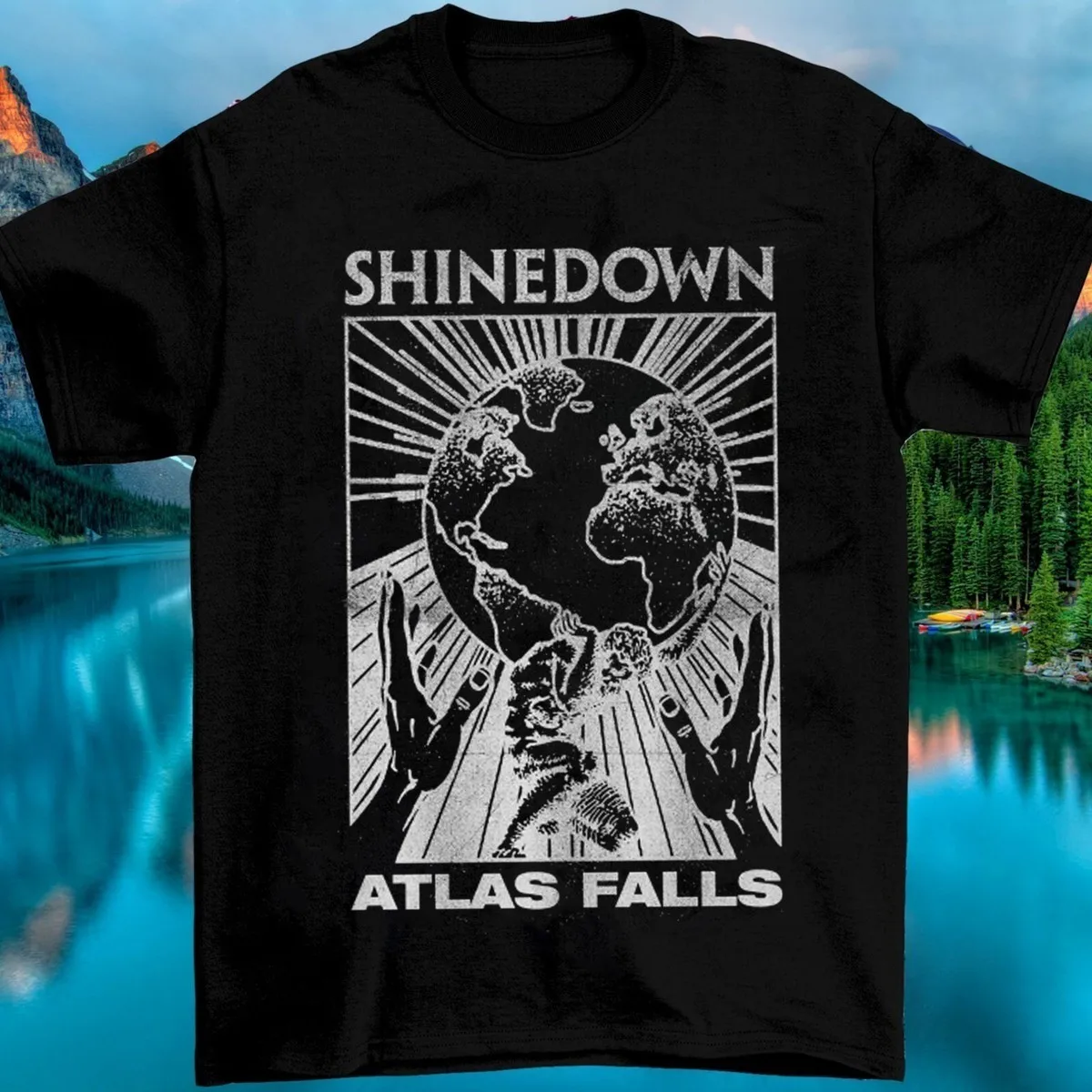 

Shinedown T Shirt Rock Band Tour Logo For Fans Music 16D242