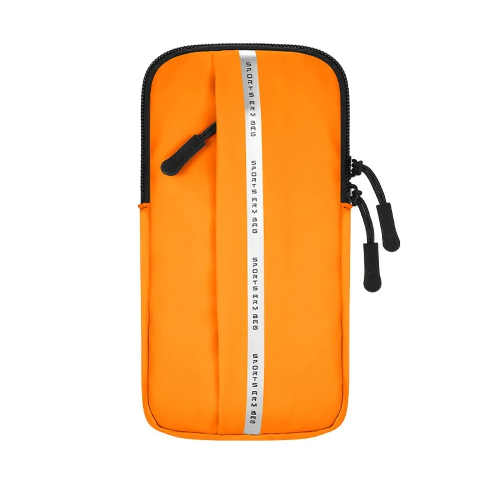 

PU Running Mobile Phone Arm Bag Large capacity Elastic Running Phone Holder Waterproof Lightweight Armband Sports Phone Case