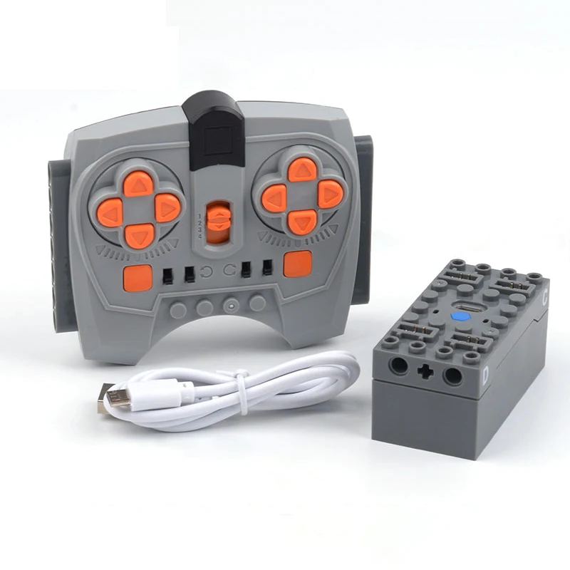 NEW Creative Phone Bluetooth Remote Control 4 channels Lithium Battery Box Building Blocks Compatible with Sbrick Buwizz Parts