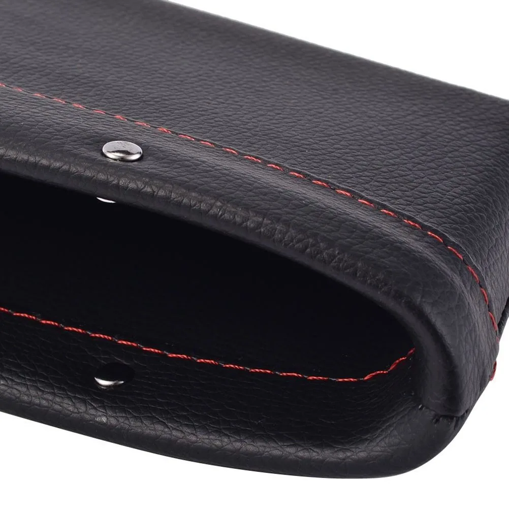 

Car Seat Gap Filler Storage Box Organizer Pocket Durable Synthetic Catch Items Hold Phone Maps Sunglasses Pens Easy