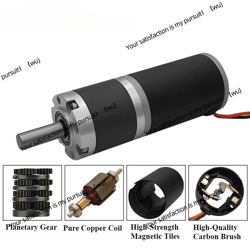 150 kg 42mm 4268 42ZY DC planetary gear motor, planetary gear 12/24 volts, steel tube, high torque, adjustable low speed