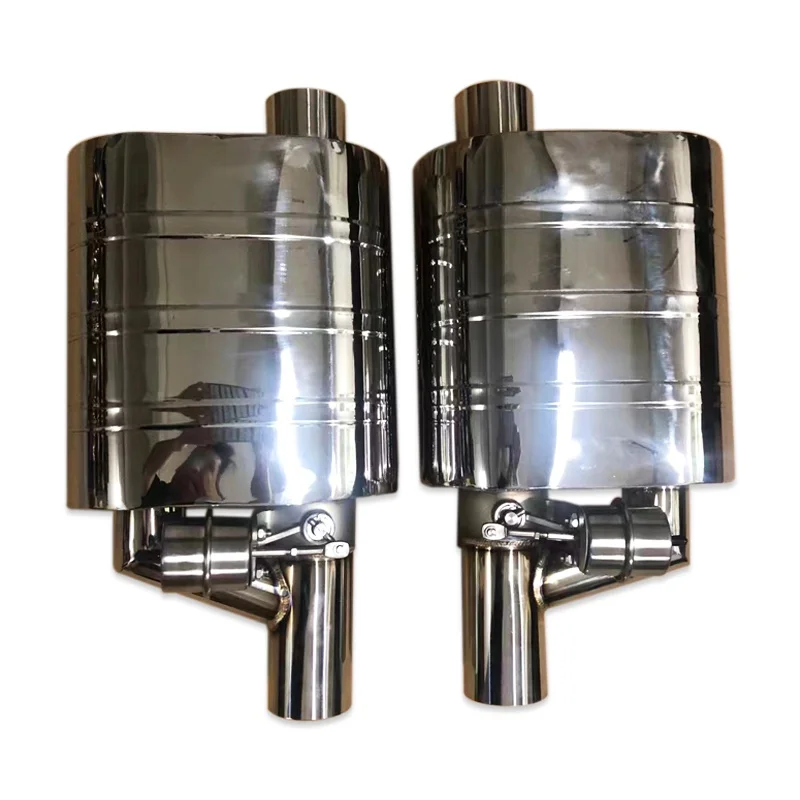 Exhaust Pipe Muffler For Universal SS304 Stainless Steel Pipe escape Exhaust valve control Car Exhaust System