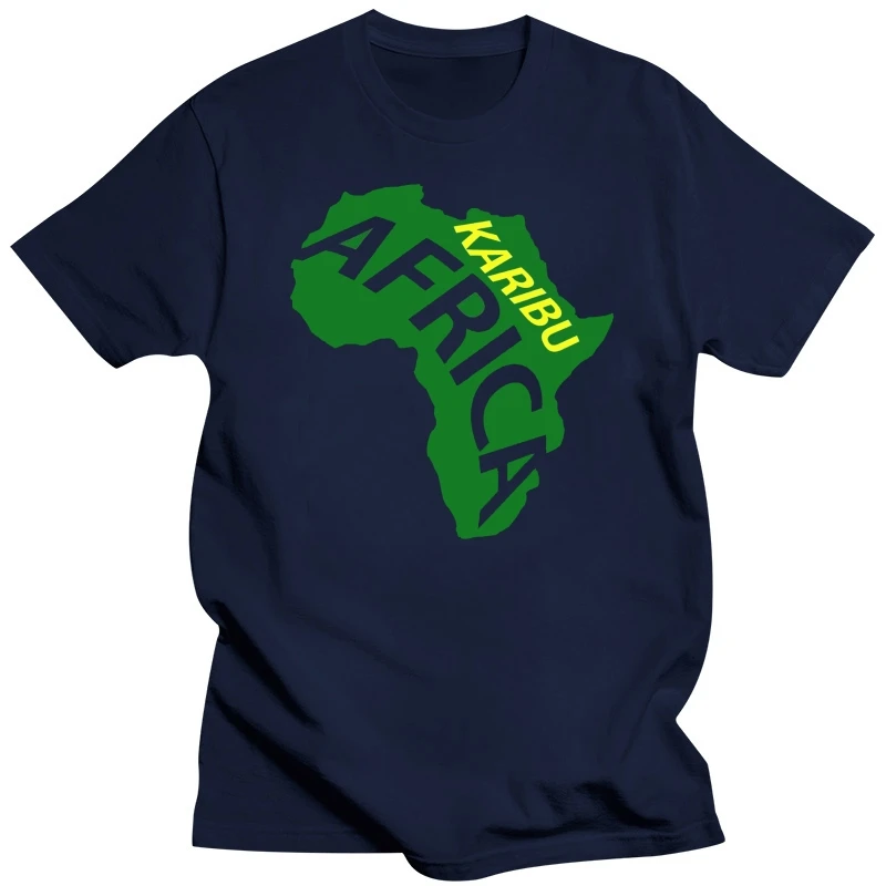 Karibu African T-shirt Tanzania Kenya Zanzibar Uganda Kilimanjaro Tourist