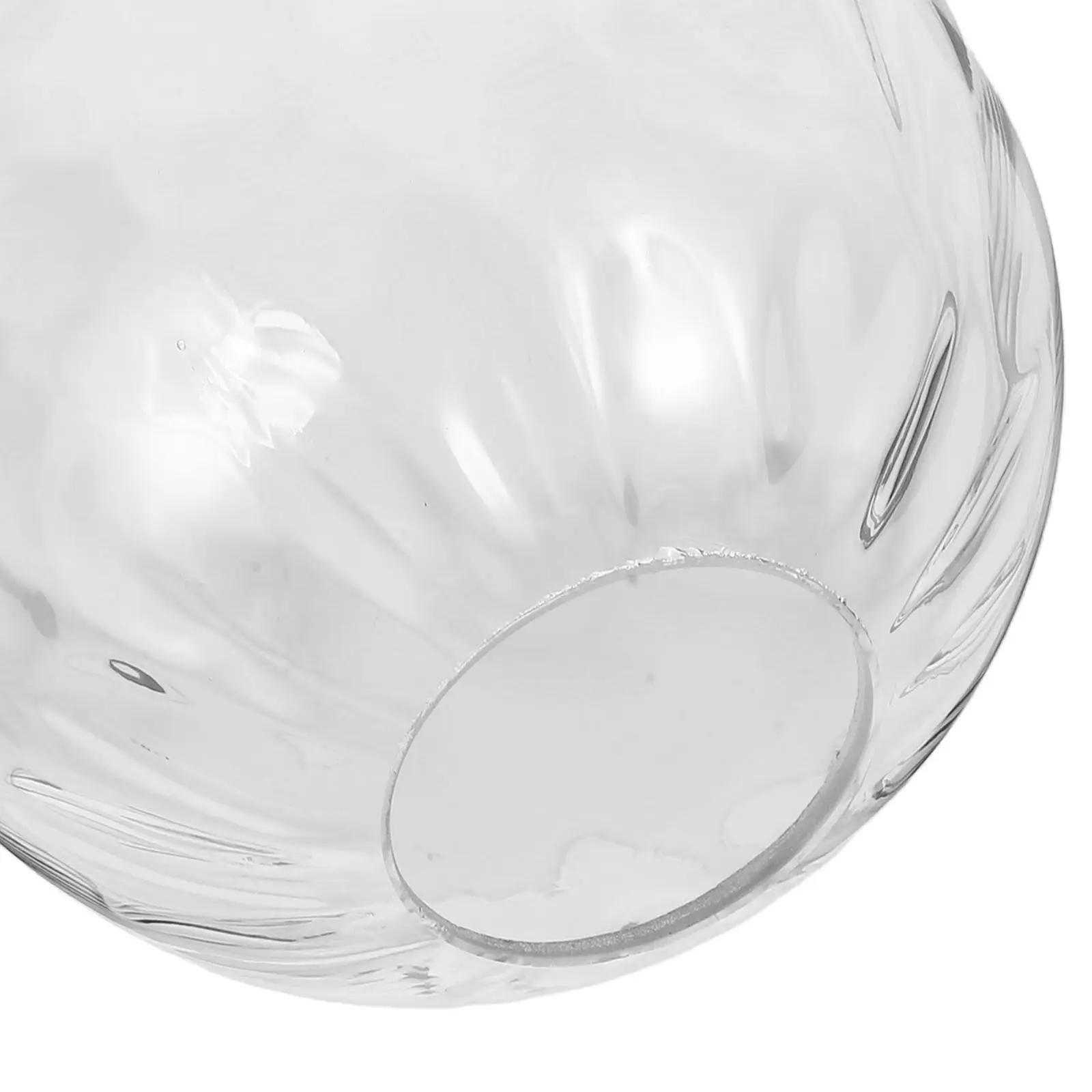 Round Clear Glass Lampshade Replacement Compatible with Pendant Ceiling Fan Floor Lamp Stand Light Fixtures Vintage Style Light