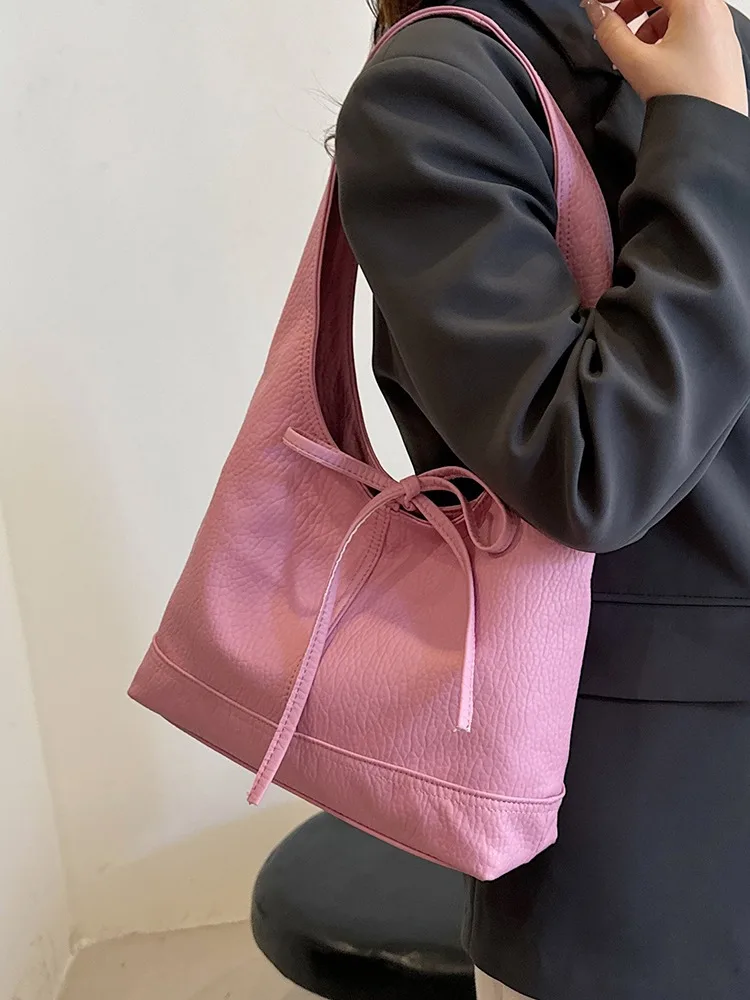 CommPiedmont-Sac à nœud pour femme, grande capacité, sac fourre-tout populaire, haute qualité, nouvelle mode, été 2024