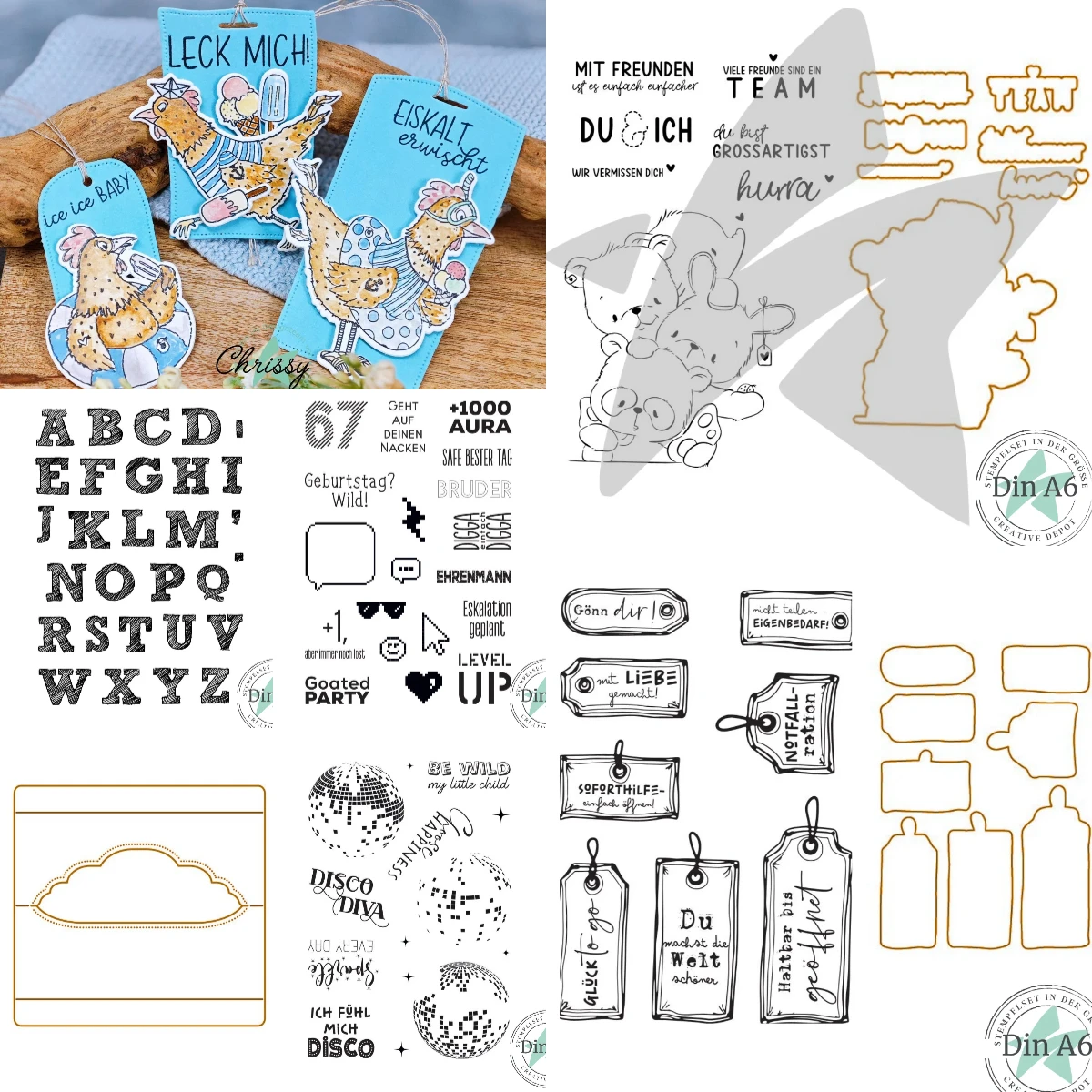 Hasen und Schweine Stempel Metall-Stanzformen Scrapbook Tagebuch Dekoration Schablone Prägevorlage DIY Grußkarte Handgemacht 2026