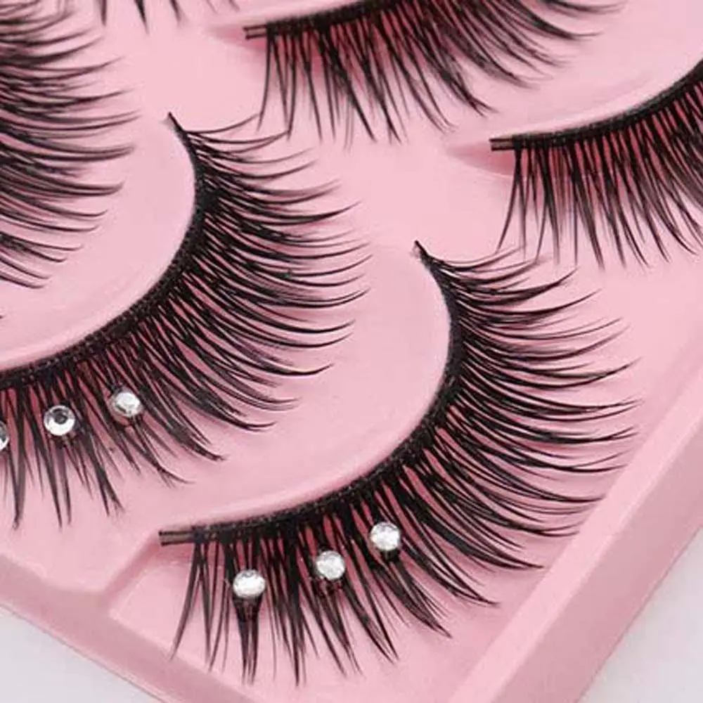 크로스 래쉬 글리터 스팽글 롱래스팅 라인스톤 인조 속눈썹 빅 아이즈 속눈썹 연장 스팽글 인조 속눈썹