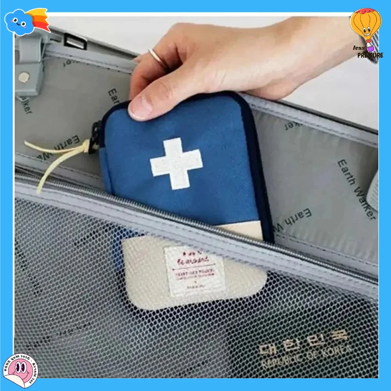 

VERY GOOD Home First Aid Small Medicine Kit Home Medicine Storage Travel Outdoor Mini Portable Small Box Medical First Aid Kit