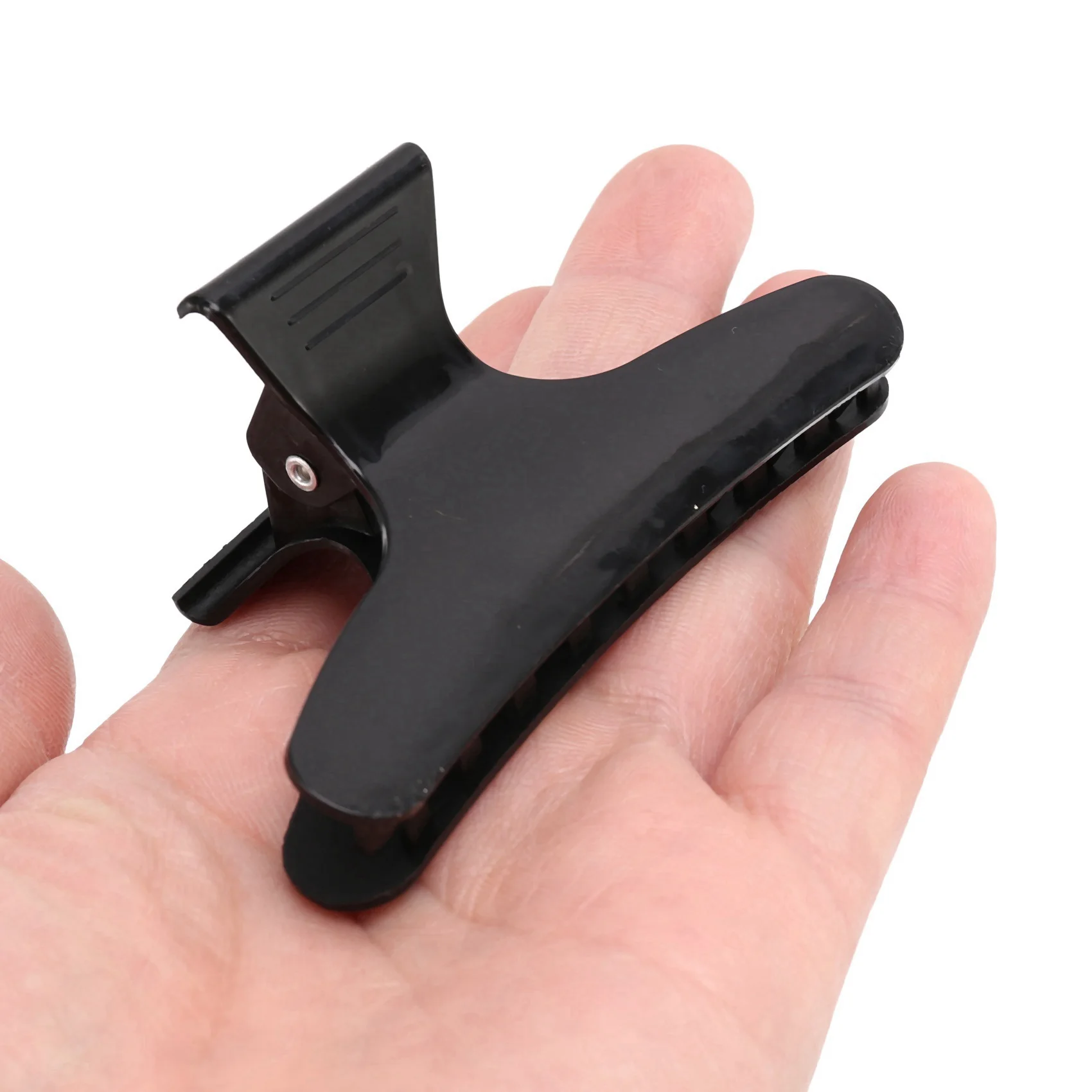 

Заколка-бабочка MSOR-24 черная для парикмахеров, салонная, для разделения прядей, зажимы-фиксаторы, зажимы-щипцы, заколки-зажимы