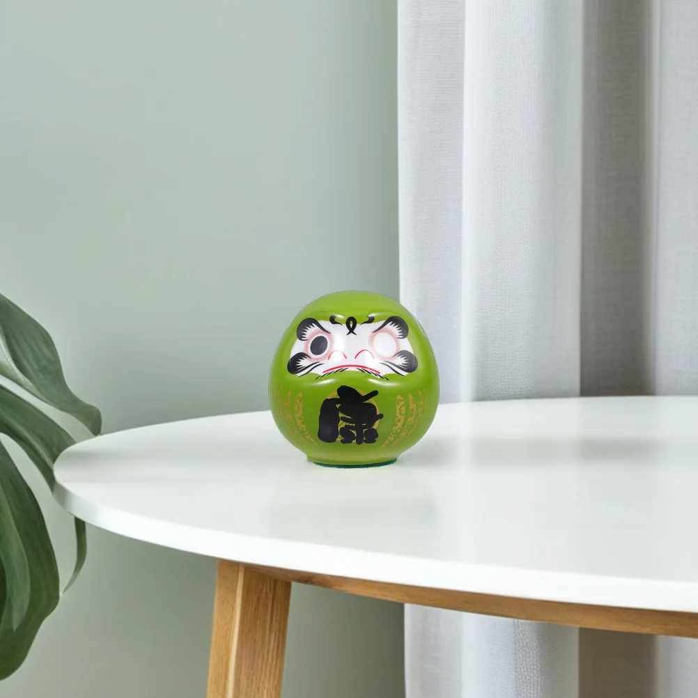 تمثال القط الياباني التقليدي المتحرك من السيراميك لديكور المكتب المنزلي، زينة زن فنغ شوي، تمثال خزفي مصغر للعام الجديد