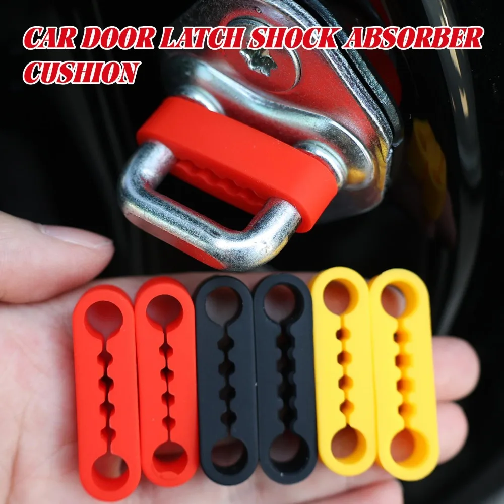 Car Door Shock Absorber Pads Silicone Elastic Damper Cushion Car Door Shock Absorber Cushion for Vehicles RV Truck Automotive