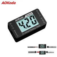 AOKoda-041 1S lithium battery tester supports Life LiPo LiHv batteries