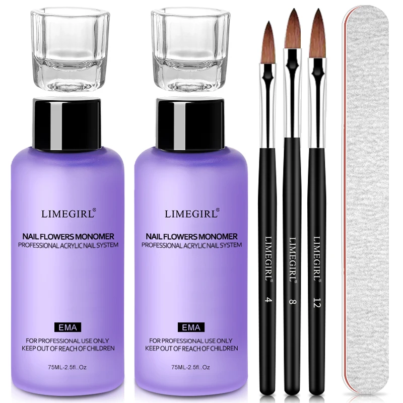 Predgirl-アクリルリキッドモノモノメーター,ネイルアート,カービングエクステンション,日曜大工パウダー,クリスタルリキッド,75ml