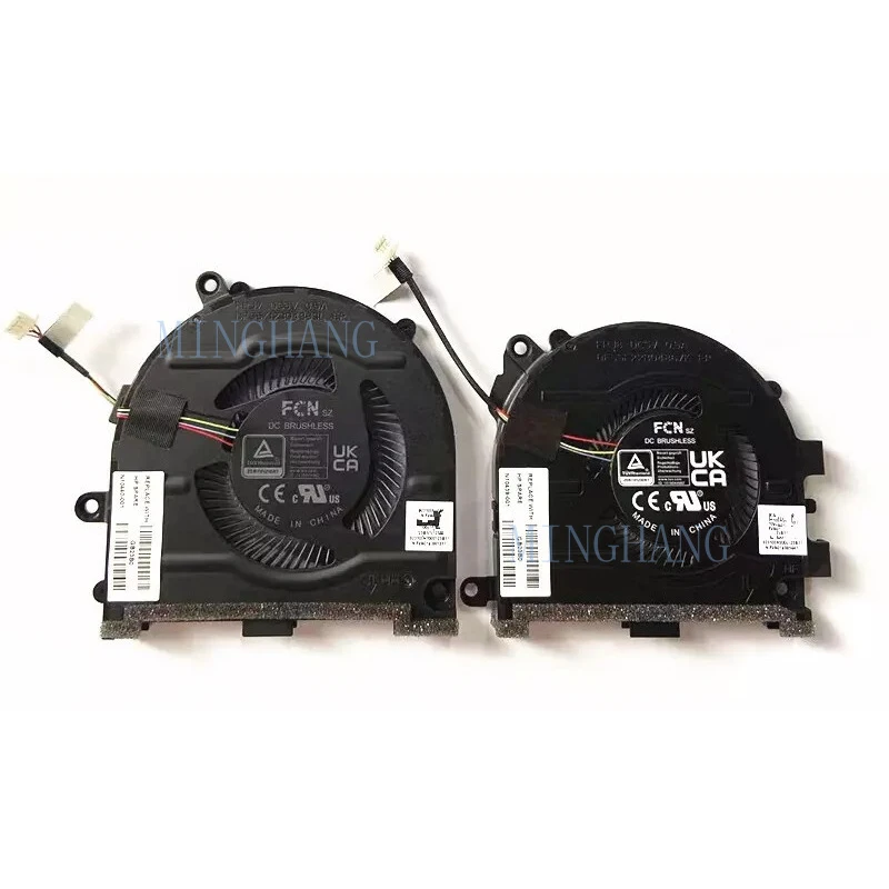 M   New CPU GPU Coolng Fan DC5V For HP Pavilion Plus 14-EH Laptop TPN-W154