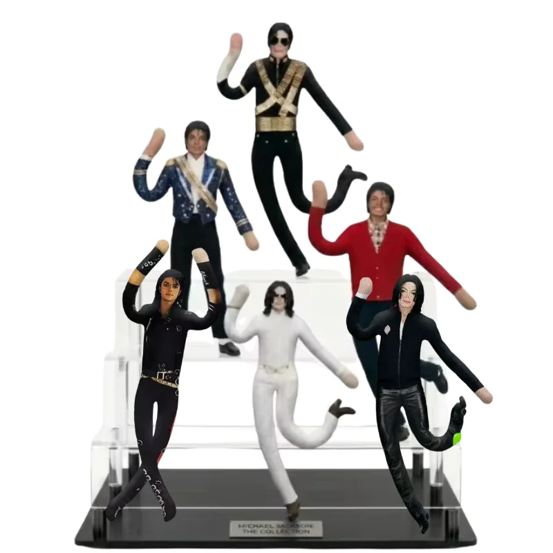 Anime Michael Jackson Prop Doll  Action  Adjustable Articulated Joint Cosplay Prop Indoor Room Decor Collectible Gift For Fans
