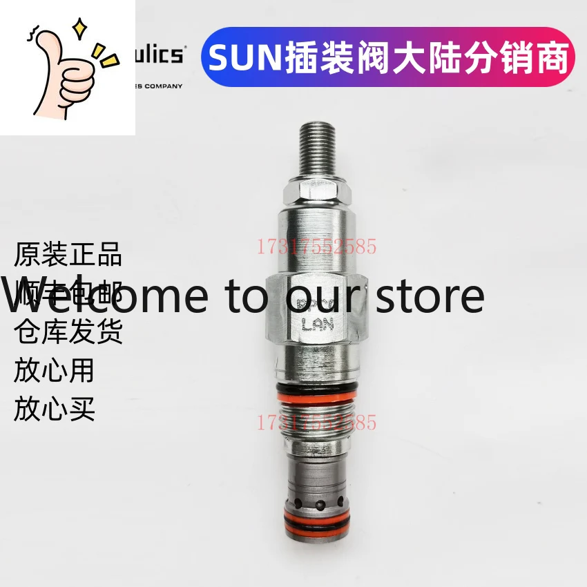 SUN Original Cartridge Valve Pilot Operated Relief Valve RPCCLAN Or RPCC-LAN Pressure Relief Valve Thread M20