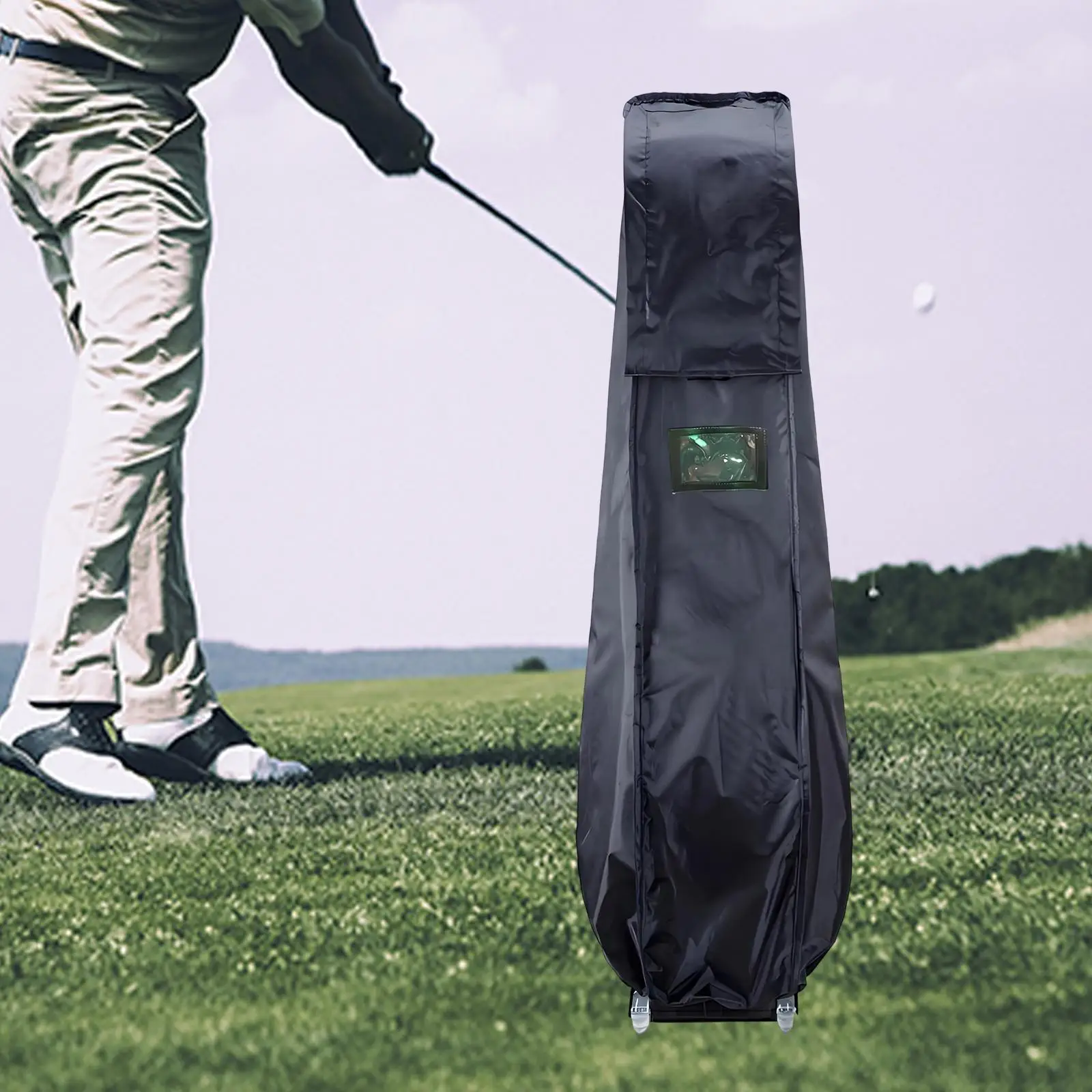 

Golf Club Bag Waterproof Cover Foldable Space Saving Accessory 44.8x13.7inch