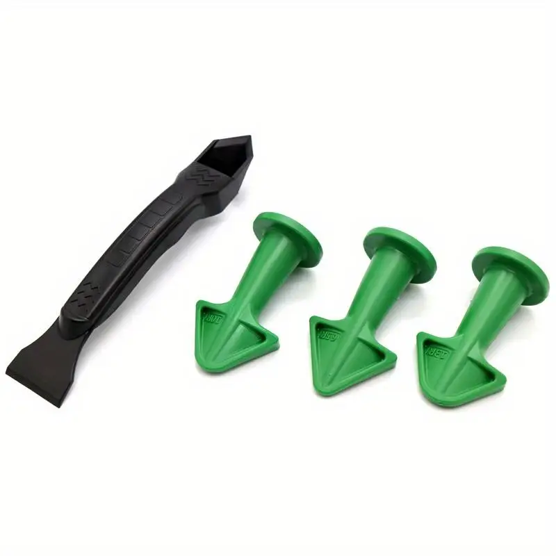 Premium Sealant Scraper and Trowel Nozzle Set with Silicone Caulking Gun for Easy Sealing Tasks