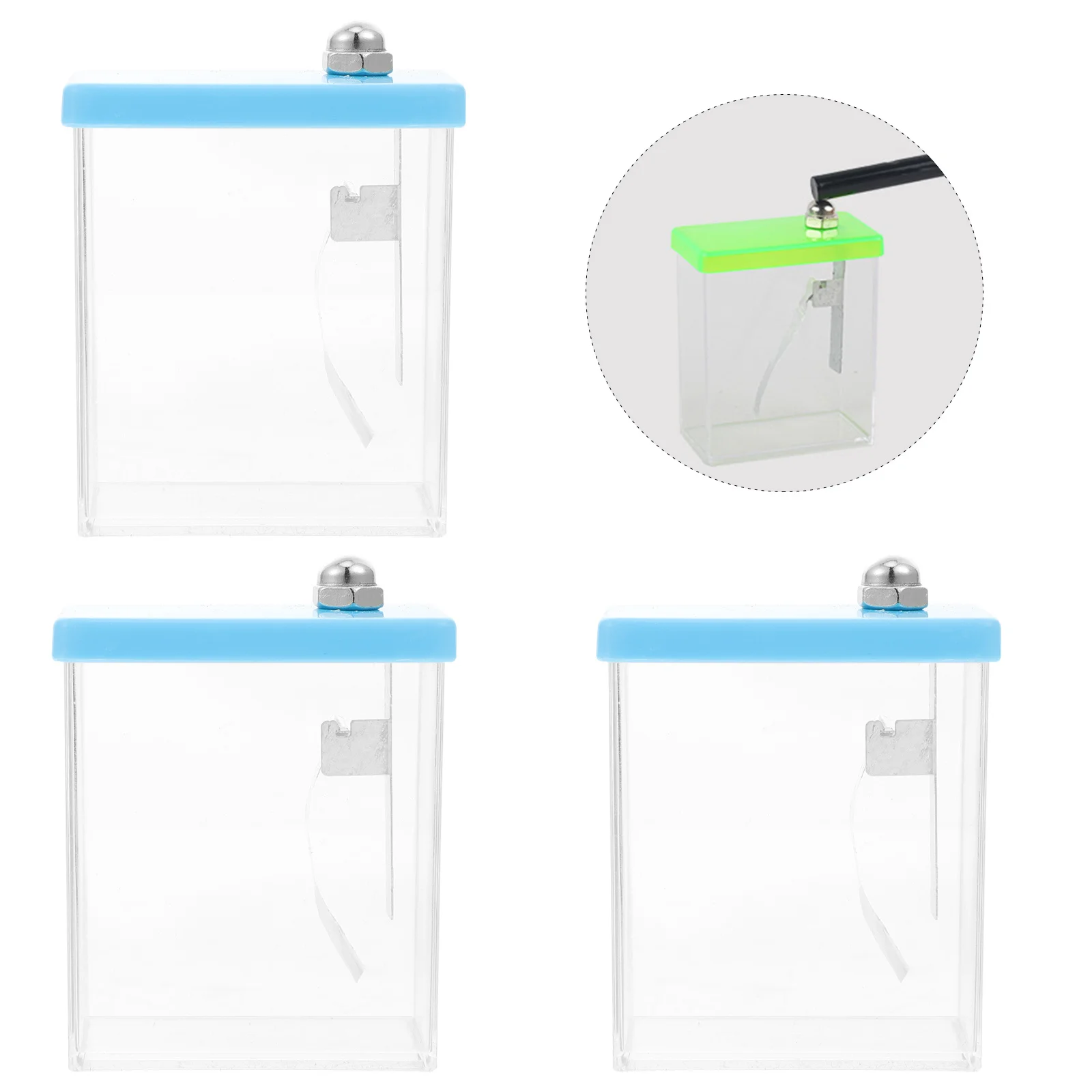 

3 шт., фольга, пластик, школьный электрометр, оборудование для физических экспериментов, легкий лабораторный инструмент для научных проектов