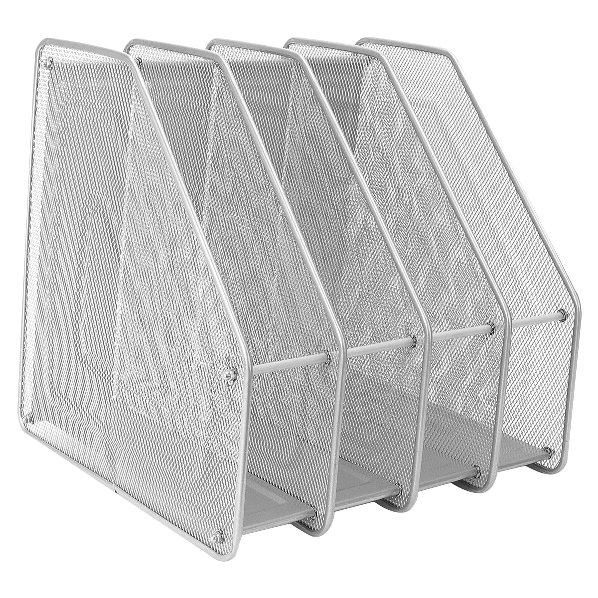 

4 Slot Document Organizer Desktop Documents Compartment Notebooks Folder Storage Cabinet