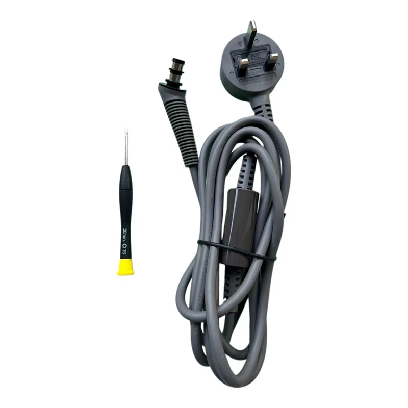 ABAE-Cable de rizador de repuesto para Dyson HS01/HS05, varilla para el pelo, Cable de alimentación, Cable cargador de CA con destornillador