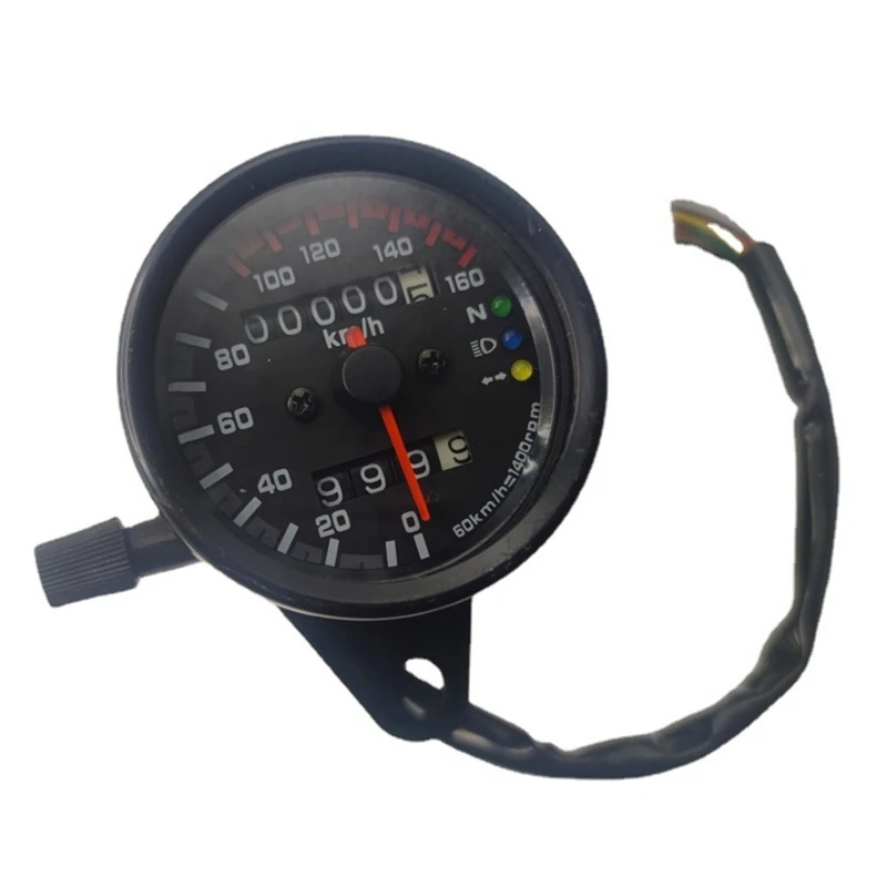 Motorbike Monkey Dashboard With Indicators LED Two-Colour Mood Light Retro Odometer Monkey Gauges