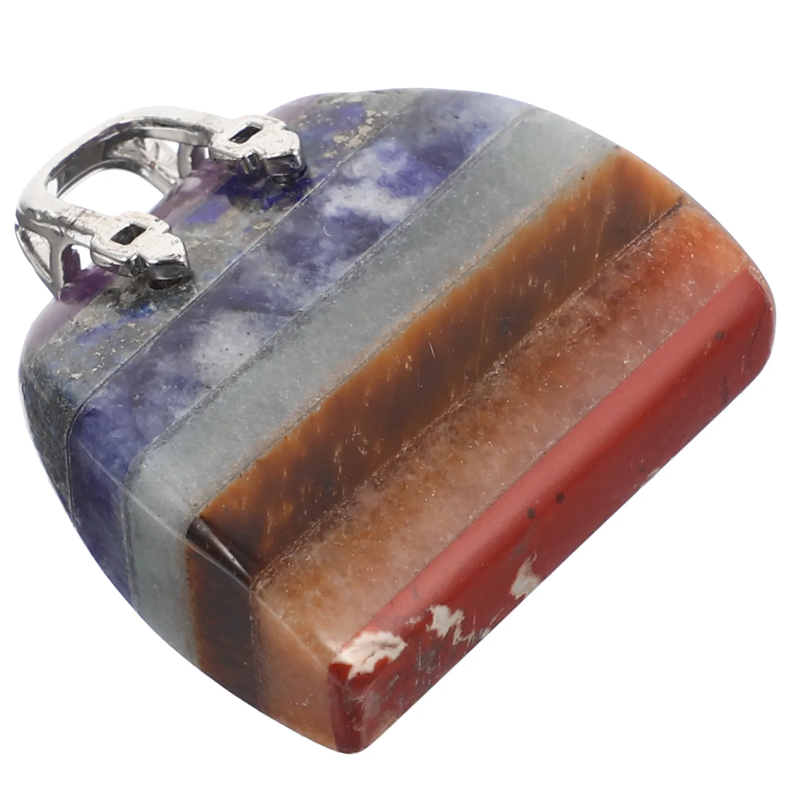 Crystal Handbag Decor Desktop Ornament Home Decoration Energy Boosting Meditation Craft Creative Bag Shaped Crystal Adornment