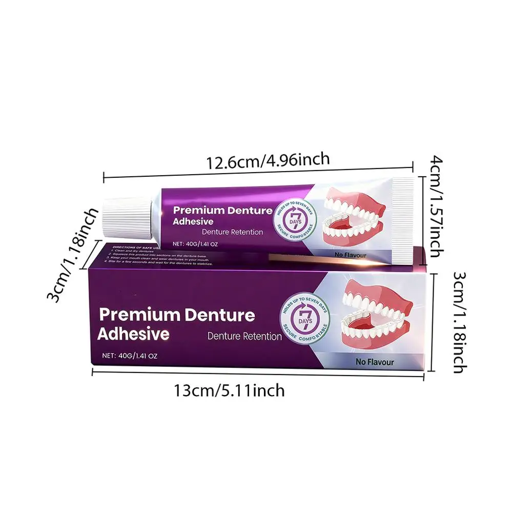 لاصق أسنان يدوم طويلاً، غراء أسنان يحسن الراحة، منتجات العناية بأطقم الأسنان، غراء Odontologia #6