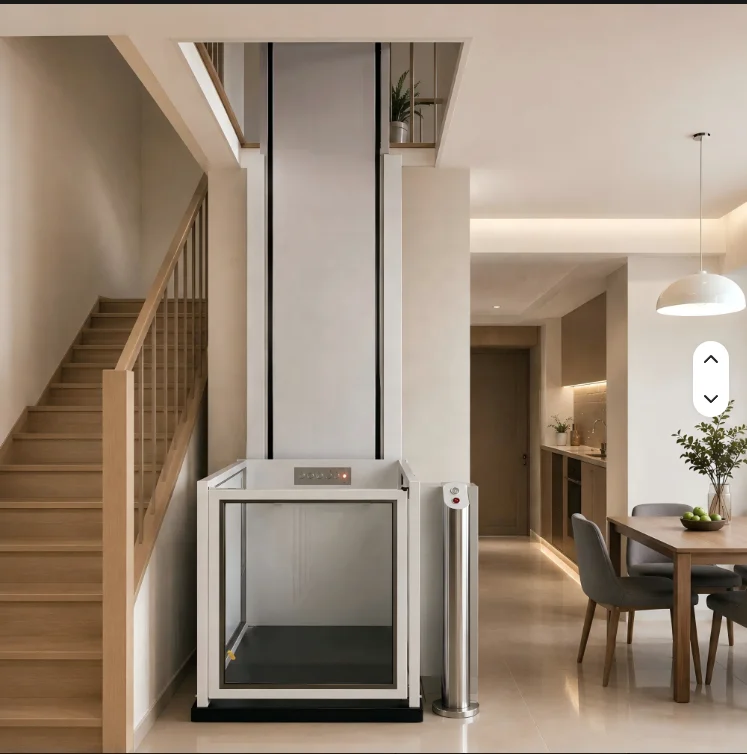 Home Hydraulic Elevator Floor Small Elevators Barrier Free Use Elevator for Disabled and Old People Accessible Lift