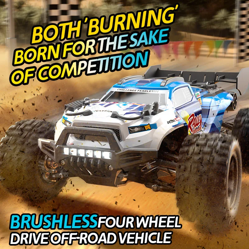 

Professional Rc Remote Control Off-Road Vehicle Adult High Horsepower Four-Wheel Drive Climbing High-Speed Drift Racing Toy