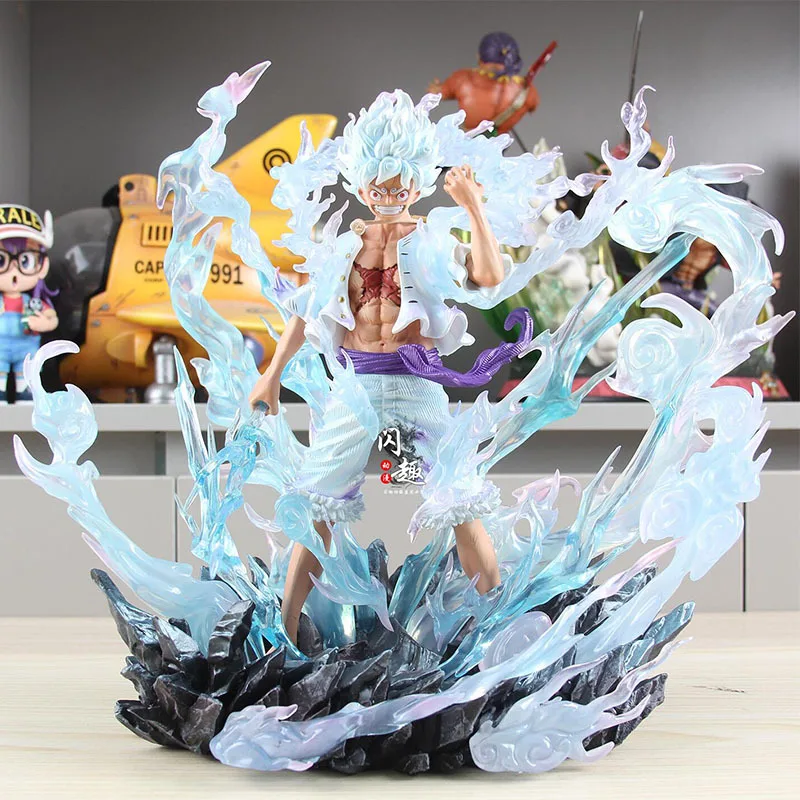 

32cm Nika Luffy Model One Piece Action Figure Anime GK Statue Figuras Manga One Pieces Figurine Collectible Doll Gift for Kids