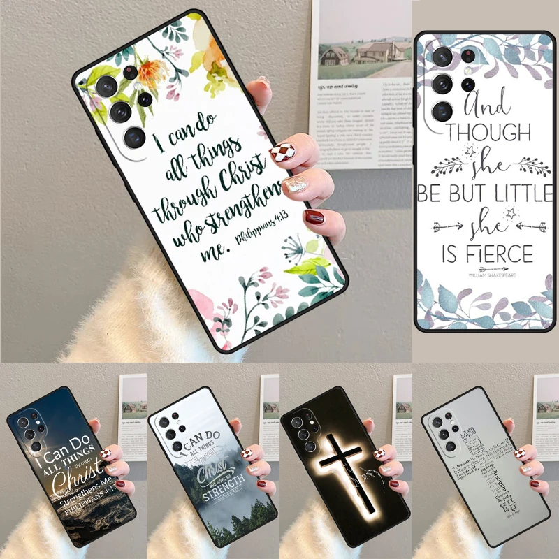 Jesus Bible Christian Religious Silicone Phone Case For Samsung Galaxy note 10 pro S26 S25 S24 S23 S22 S21 Plus S25Ultra Cover