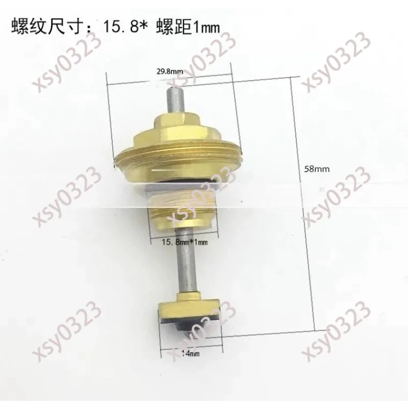 M30×1.5 Return Pin Valve Core, Thermostatic Valve Core for Underfloor Heating Manifold