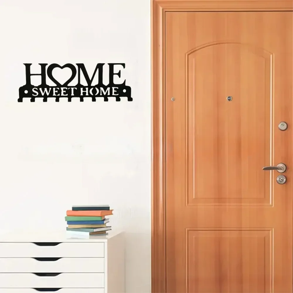Wall - Mounted Sweet Home Key Holder: Tidy Up Your Keys Using This Innovative Front Door Key Wall Hook image 4