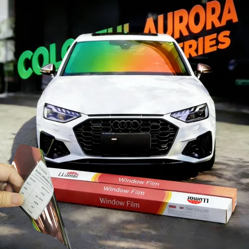 LLumar Chameleon Color Changing Window Film Premium Nano Ceramic High 99% UV Heat Blocking 99% IRR99% Fade Resistant Clear View