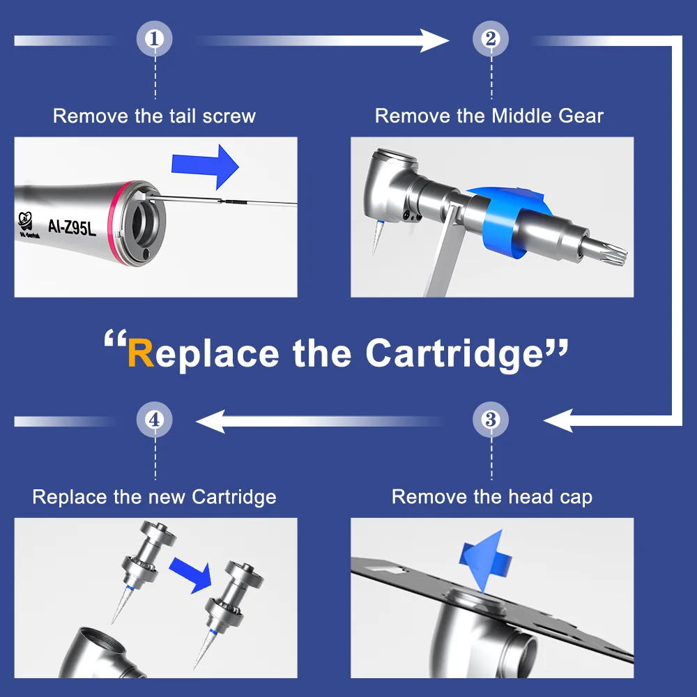 Dental Spare Part Cartridge Ceramic Bearings For Repair Contra Angle Low Speed Handpiece Requirement