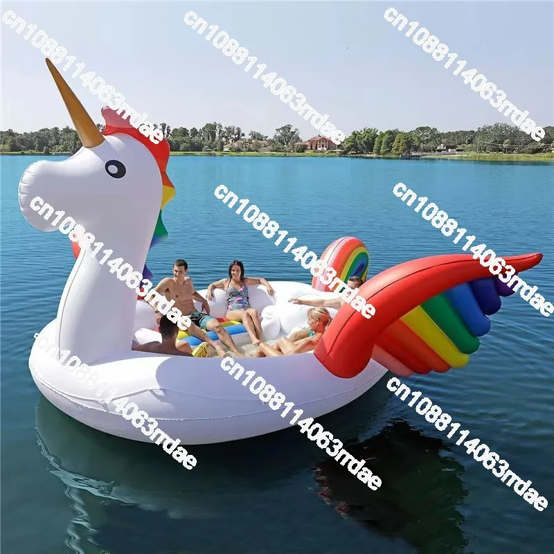 Direct Sales of Inflatable Floating Beds for Multiple People on Water By Inferior Manufactwater To Shanghai Island Floating Raft