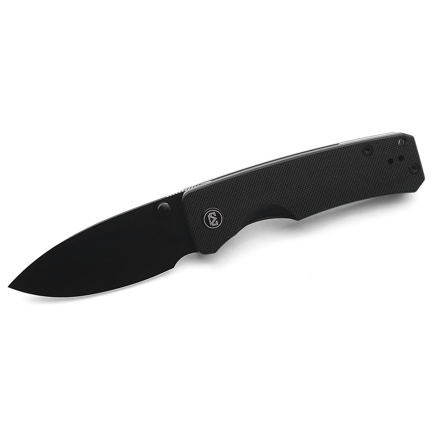 

Miguron Knives Pelora Folding Knife 3.25" Black PVD 14C28N Blade Black G10 Handle Tactical Survival Pocket Knife