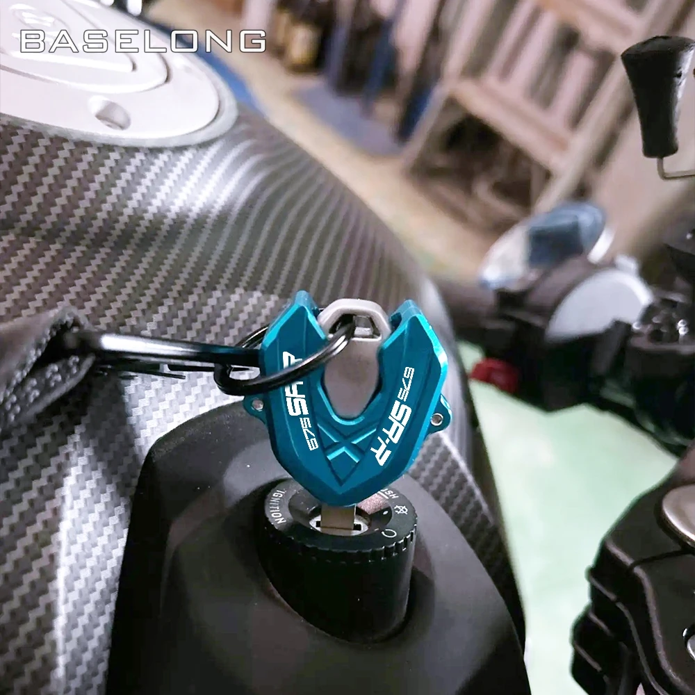 

Motorcycle For CFMOTO 675NK 675SS 675SR-R 675SR 675 SR/SRR ALL YEARS CNC Key Cover Case Shell Keys Protection keychain key case