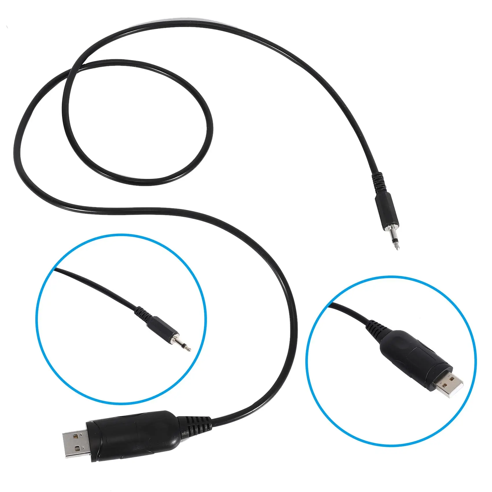 100pcs Cica CI-V CT-17 USB Programba iktat Vezeték számára icom IC-7000 IC-7800 IC-7300 IC-7100 IC-7200 IC-7610 IC-7700 IC-7810