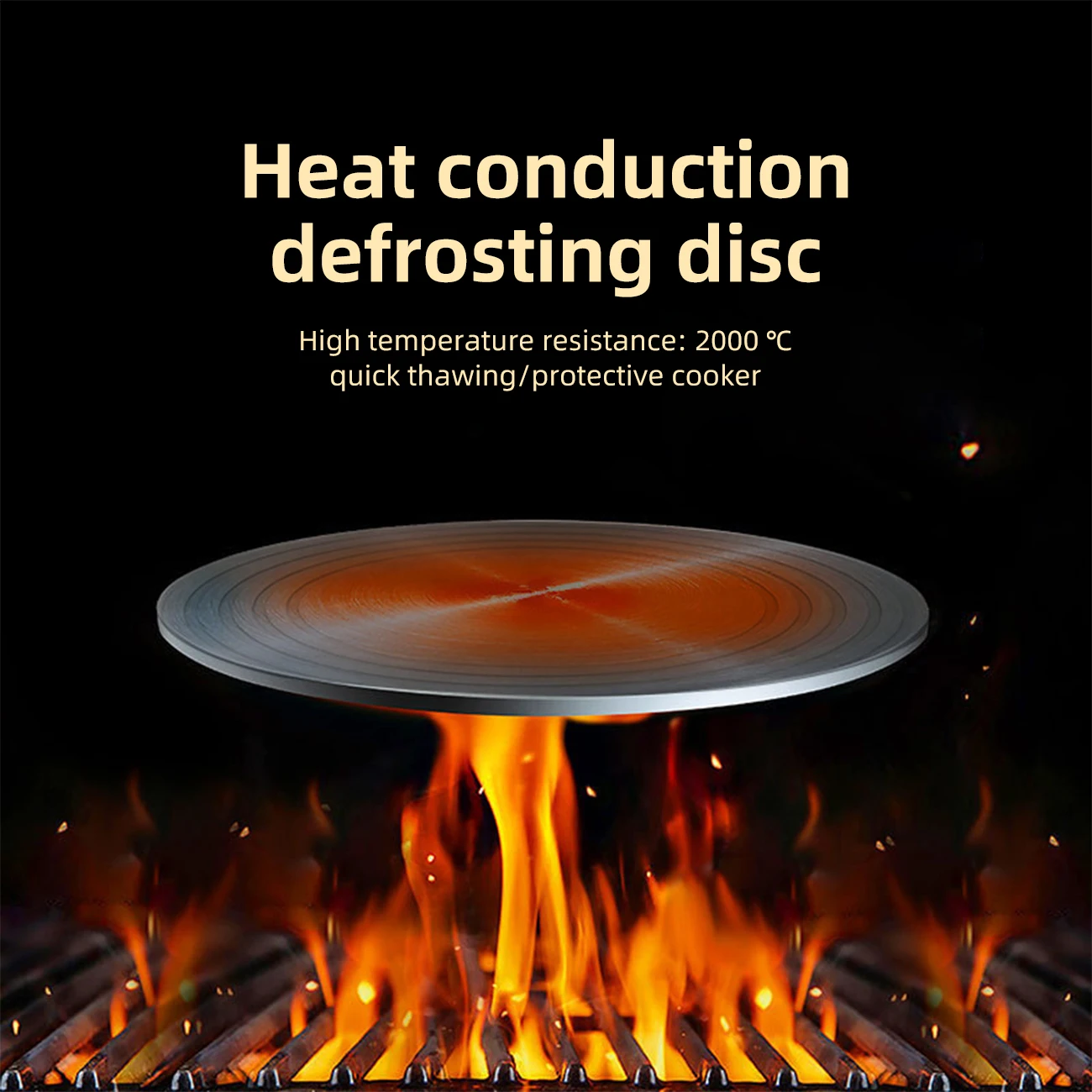 

Kitchen Cooking Thermal Aluminum for Gas Stove Non-Slip Heat Conduction Plate Thawing Non-stick Diffuser Saving Energy